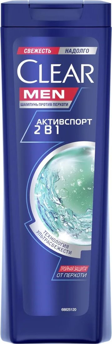

Шампунь Clear Vita Abe Актив Спорт 2в1 против перхоти для мужчин 200 мл