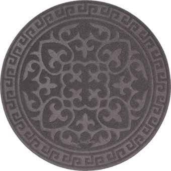 Придверный коврик ComeForte Уют Классик D-65 (темно-серый)