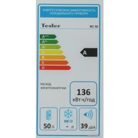 Однокамерный холодильник Tesler RC-55 (синий)