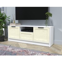 Тумба Интерлиния ТВ Концепт Тренд КТ-ТВ3-50 (белый платинум/дуб снежный)