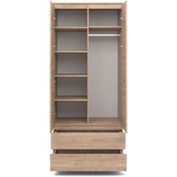 Шкаф распашной MyStar Сноули 900.1 ИВ-121.10 (гикори кингстон)