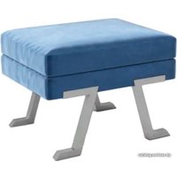 Банкетка Hype Mebel Битл (белый/синий)