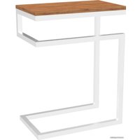 Приставной столик TMB Loft Хидсон Дуб 400x300 (ранне-американский/белый)