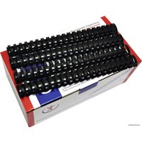 Пластиковая пружина для переплета РеалИСТ Пластик 32 мм (черный)