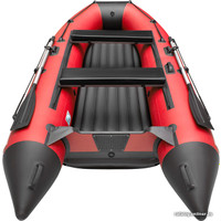 Моторно-гребная лодка Roger Boat Trofey 3500 (без киля, красный/черный)