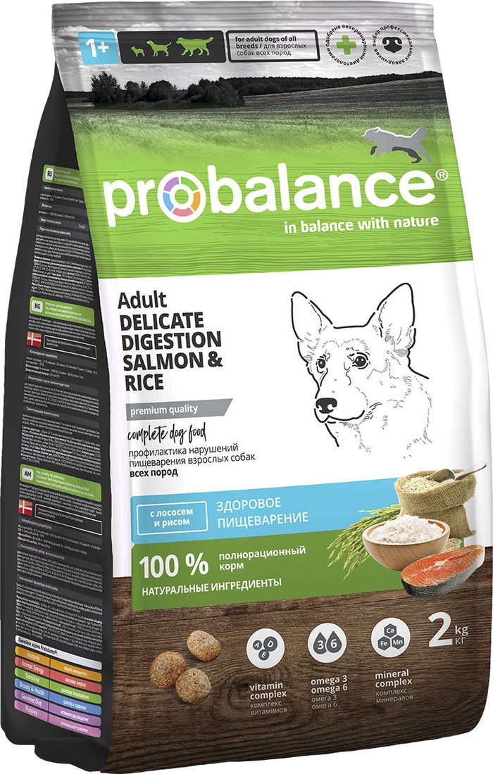 

Сухой корм для собак Probalance Delicate Digestion (для собак с чувствительным пищеварением) 2 кг