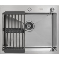 Кухонная мойка ARFEKA ECO AR мойка 600*500, коландер, дозатор SATIN DECOR MILLET GRAINS