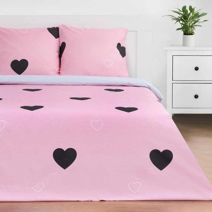

Постельное белье Этель Pink heart 7651731
