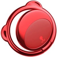 Накладка-держатель Baseus Bear Finger Metal Ring Grip Stand (красный)