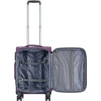 Чемодан-спиннер 4 ROADS 6310-S+ 55 см (темно-пурпурный)