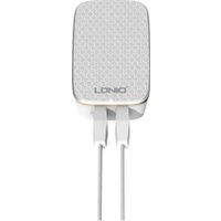 Сетевое зарядное LDNIO A2204 microUSB (белый)