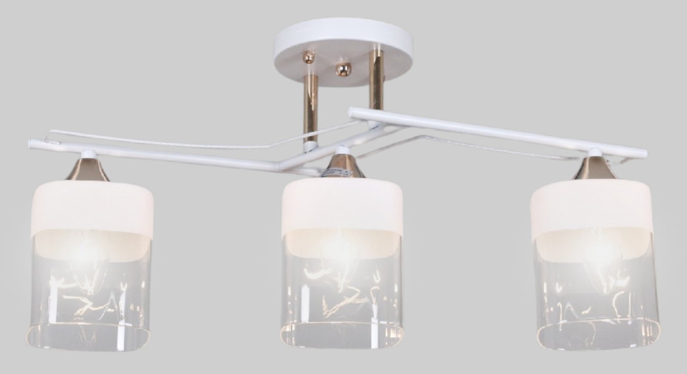 

Припотолочная люстра Aitin Pro НПБ 02-3x60-101 6096/3 (белый/зотоло)