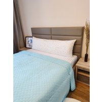 Спальная подушка Martoo Дакимакура 150x50 DK-GRST/WT (серые звезды на белом)