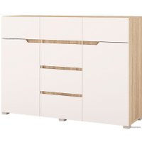 Комод Горизонт Анталия 1200 (дуб сонома-белый софт)