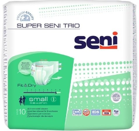 

Подгузники для взрослых Seni Super Trio S (10 шт)