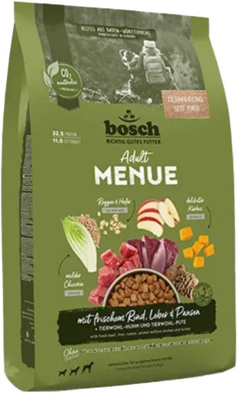 

Сухой корм для собак Bosch HPC Menue Adult говядина с рожью и овсом 5414012 12 кг