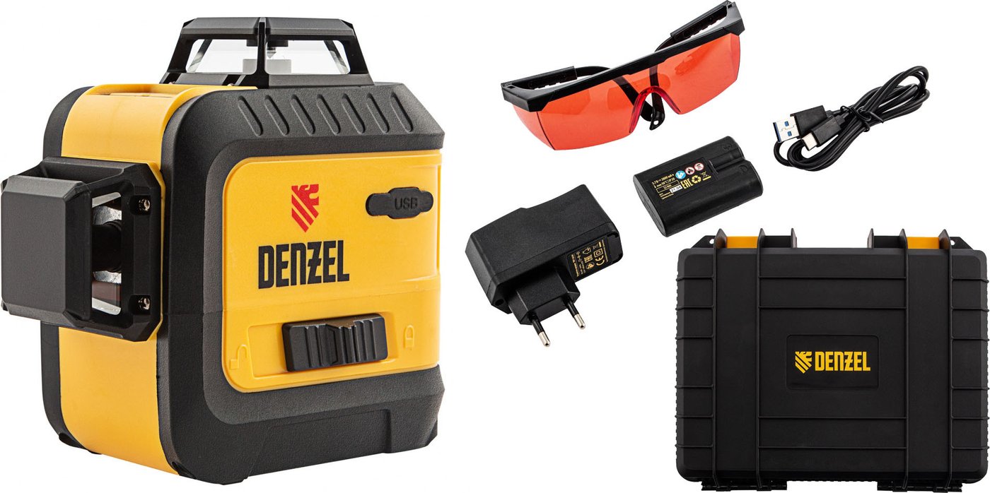 

Лазерный нивелир Denzel LX 360-3 Red 35077