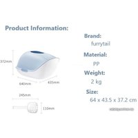 Туалет-домик Furrytail Little Whale Cat Litter Box