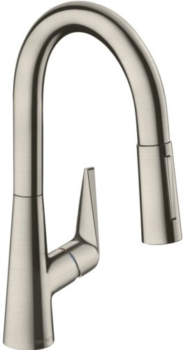 

Смеситель Hansgrohe Talis S 72815800 (нержавеющая сталь)