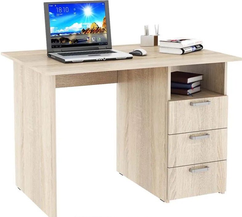 

Офисный стол Мебель Маркет 1100 с ящиком (дуб сонома)