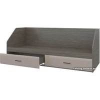 Кровать-тахта Горизонт Ненси 800 2ящ (венге/капучино)