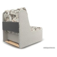 Кресло-кровать Мебель-АРС Аккорд №2 (флок, газета коричневый)