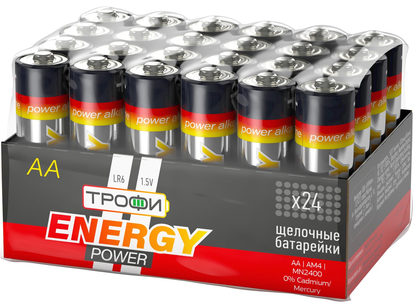 Батарейка Трофи AA 24 шт. LR6-24 bulk