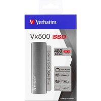 Внешний накопитель Verbatim Vx500 480GB 47443