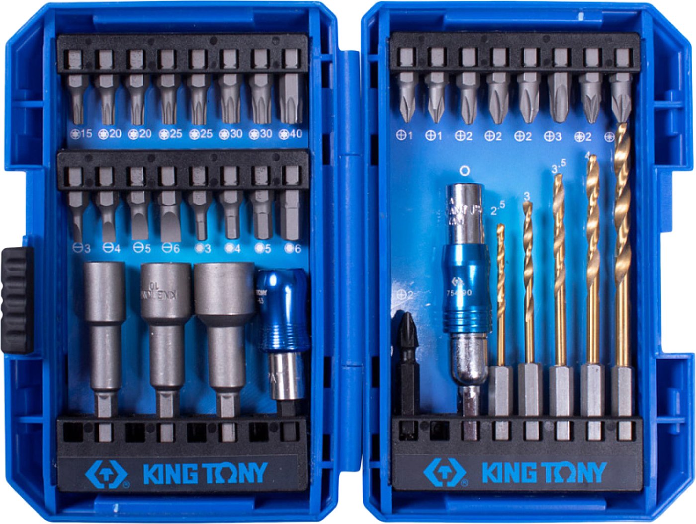 

Набор бит и сверл King Tony 1035MR