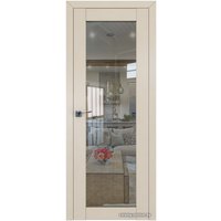 Межкомнатная дверь ProfilDoors 2.19U L 70x200 (магнолия сатинат, стекло прозрачное)