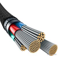 Кабель Baseus Unbreakable Series Fast Charging Data Cable 100W USB Type-A - USB Type-C (2 м, черный)