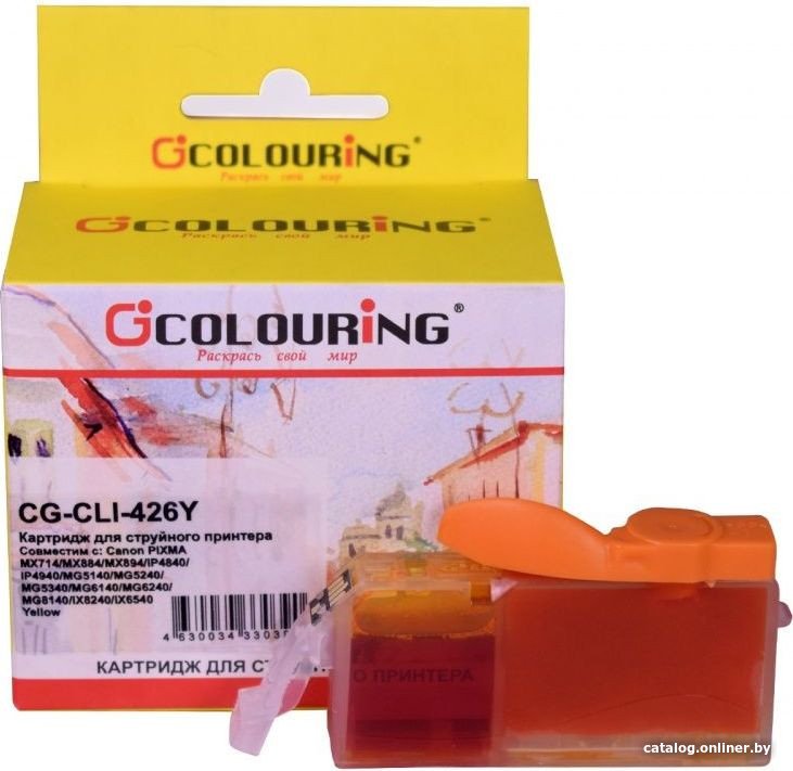 Картридж Colouring CG-CLI-426Y (аналог Canon CLI-426Y)