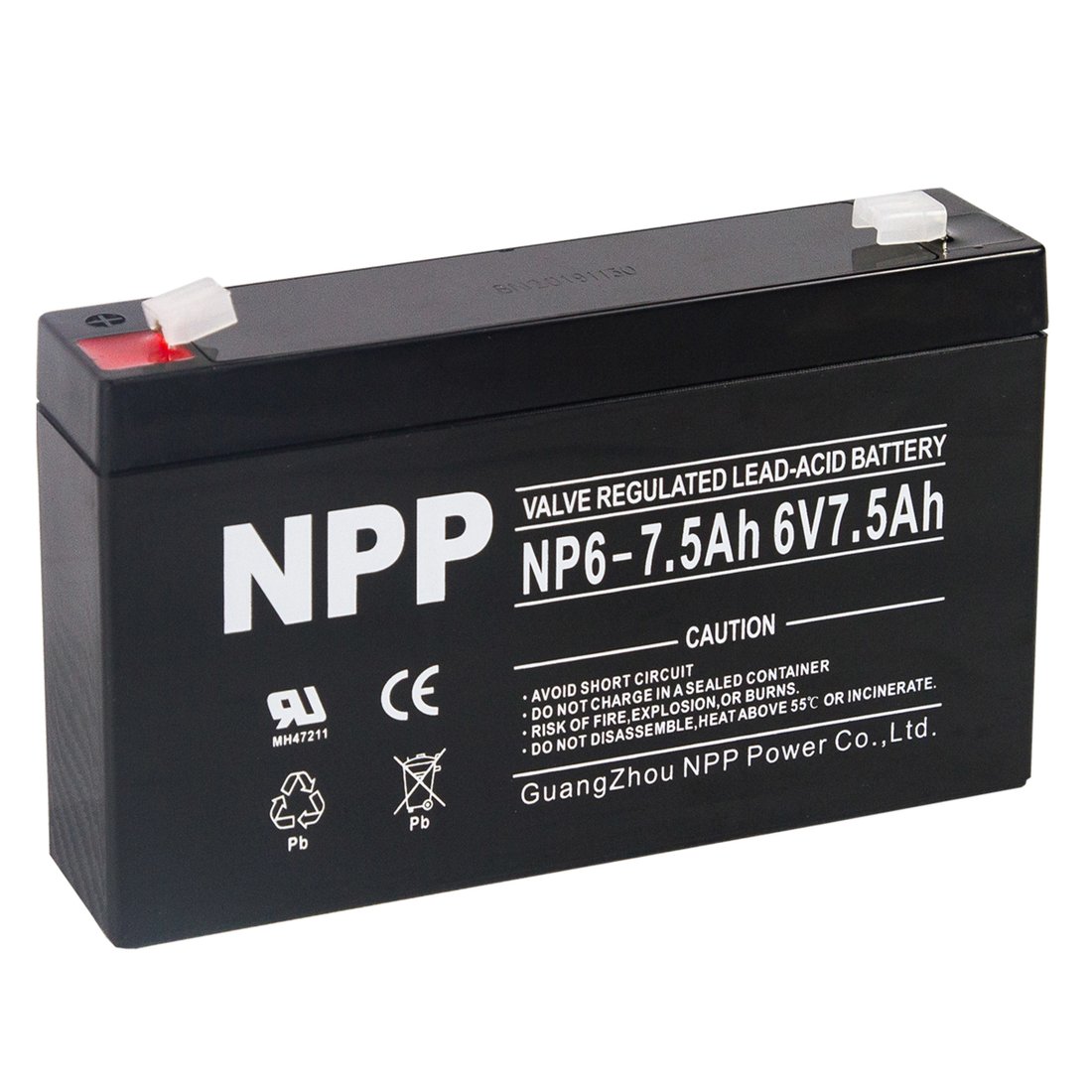 

Аккумулятор для ИБП NPP NP6-7.5Ah