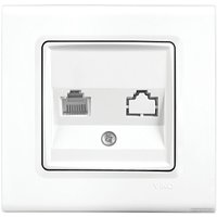 Розетка компьютерная Viko 91400078 (белый)