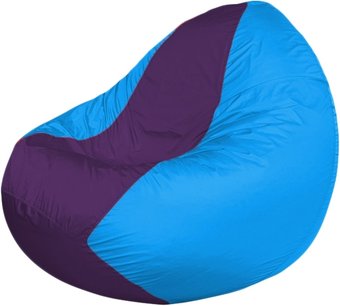 Кресло-мешок Flagman Classic K2.1-253 (голубой/фиолетовый)