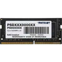 Оперативная память Patriot Signature Line 16GB DDR4 SODIMM PC4-25600 PSD416G32002S в Могилеве