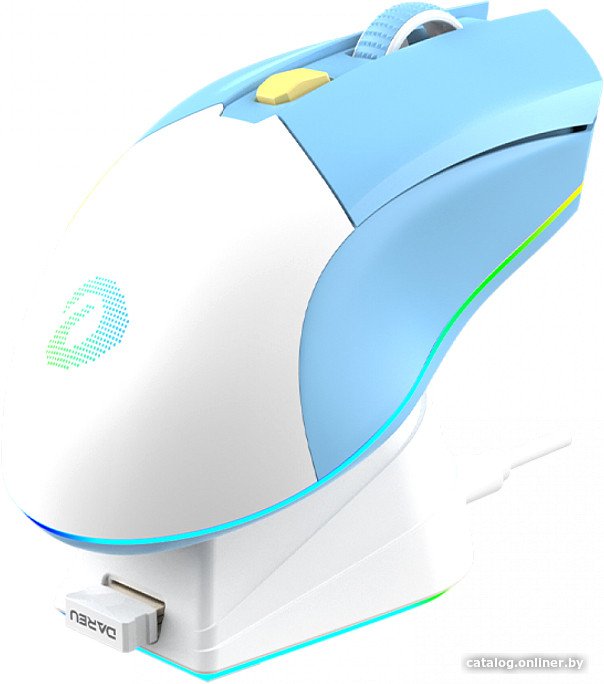 Игровая мышь Dareu EM901X Blue-White