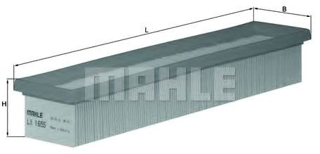 

Воздушный фильтр Mahle Knecht LX1655