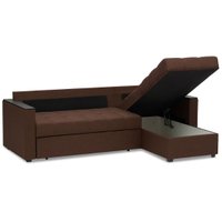 Диван Mio Tesoro Атланта Лайт 111 (Savana Chocolate/Ecostile Chocolate)