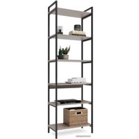 Стеллаж Crafto Симпл Лофт 05 600x320x1900 (черный/латте)