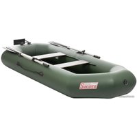 Моторно-гребная лодка Тонар Шкипер 280НТ (зеленый)