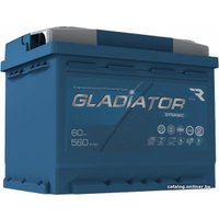 Автомобильный аккумулятор Gladiator Dynamic 60 R+ (60 А·ч)