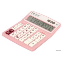Бухгалтерский калькулятор BRAUBERG Extra Pastel-12-PK 250487 (розовый)