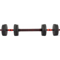 Набор гантелей с грифом для штанги VictoryFit VF-DC150 2x7.5 кг