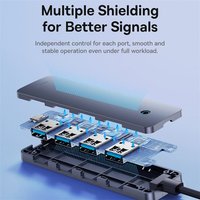 USB-хаб Baseus UltraJoy Series 4-Port Hub B0005280B811-01