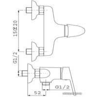 Смеситель Ferro Smile BSM77