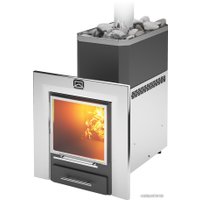 Банная печь Теплодар Русь-Панорама 18 ЛНЗП Профи