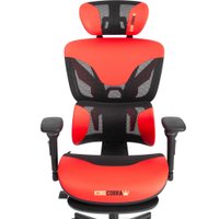 Офисное кресло TetChair KingCobra искусственная кожа/сетка (черный/красный)