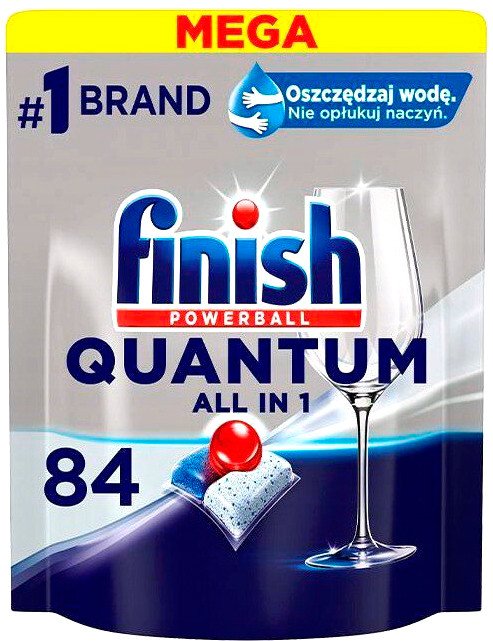 

Таблетки для посудомоечной машины Finish Powerball Quantum All in 1 (84 шт)