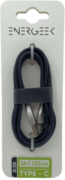 

Кабель Atomic Energeek-Storm 30.358 USB Type-A - USB Type-C (1.3 м, черный)